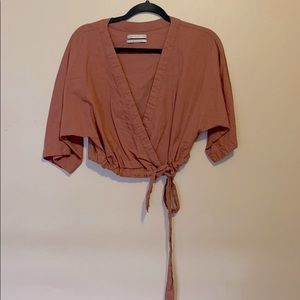 Crop top blouse